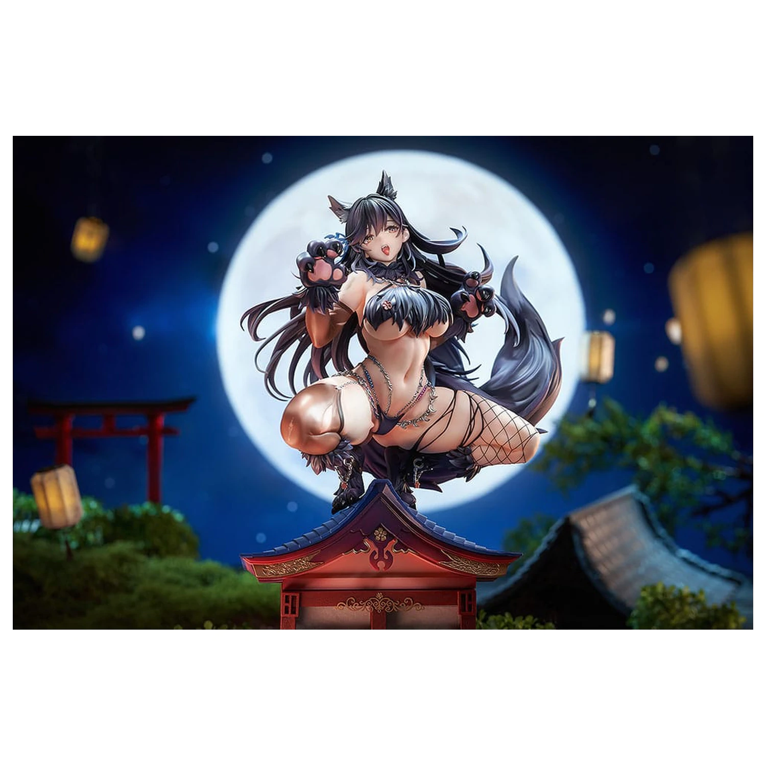 Azur Lane PVC kip 1/7 Atago: Full Moon's Feral Wolf Ver. 24 cm fotografija izdelka