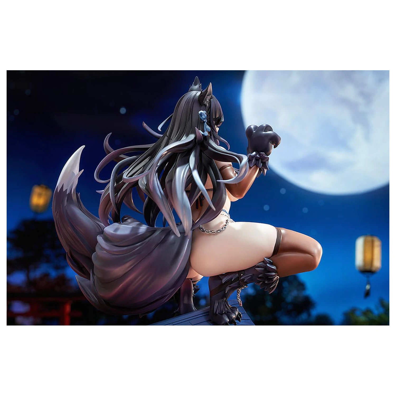 Azur Lane PVC kip 1/7 Atago: Full Moon's Feral Wolf Ver. 24 cm fotografija izdelka