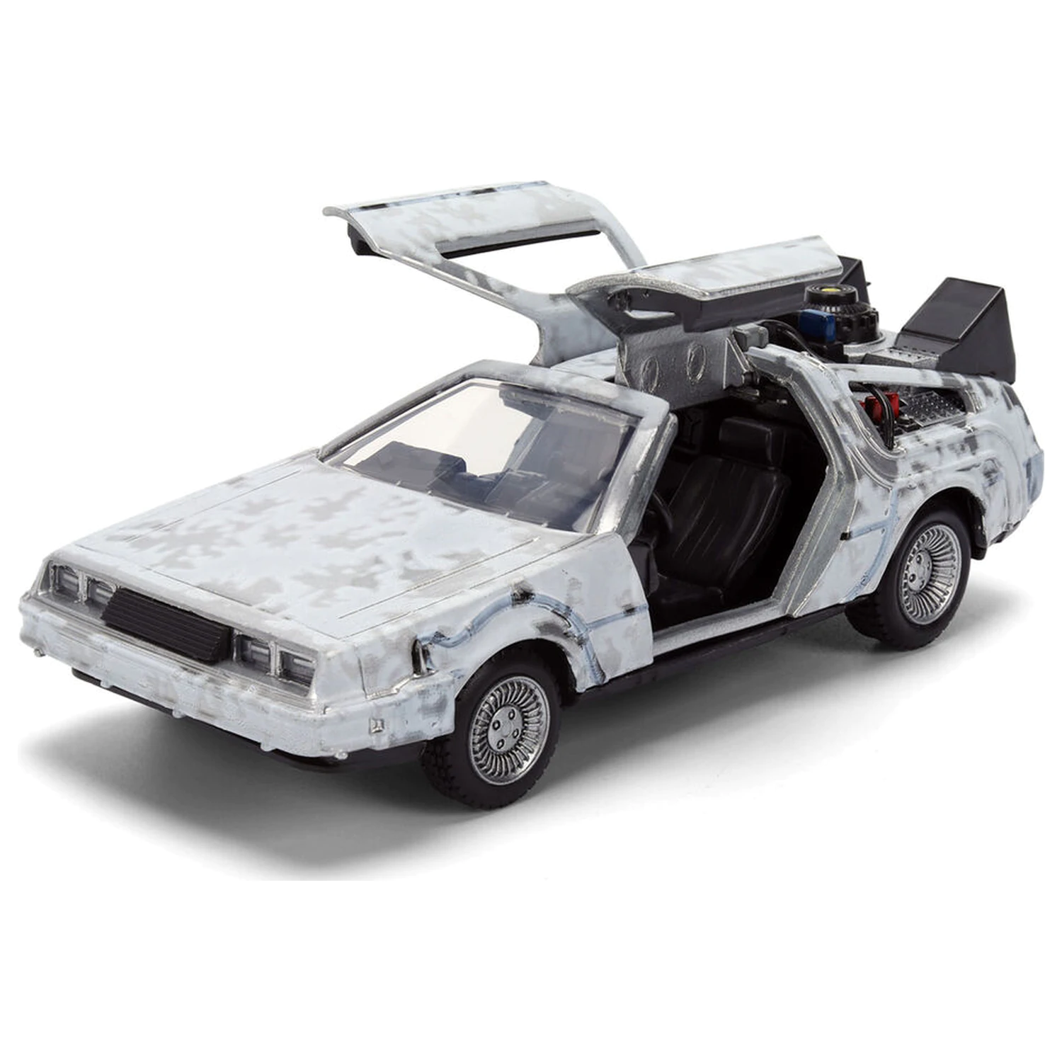 Back to the Future 40th Anniversary Time Machine Ice Effect DeLorean replika fotografija izdelka