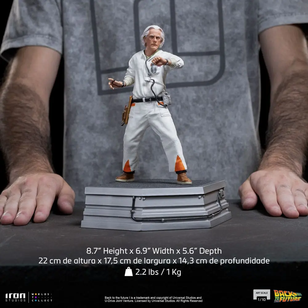 Back to the Future Art Scale Kip 1/10 Doc Brown 22 cm fotografija izdelka