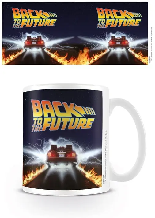 Back To The Future skodelica Delorean fotografija izdelka