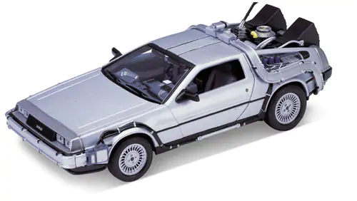 Nazaj v prihodnost Diecast Model 1/24 '81 DeLorean LK Coupe (model avtomobila, izdelan z litjem) fotografija izdelka