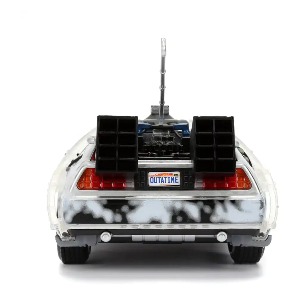 Back to the Future Diecast Model 1/24 Model Time Machine Frost fotografija izdelka