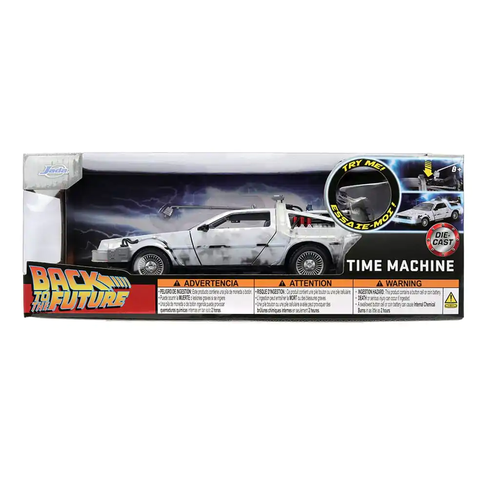 Back to the Future Diecast Model 1/24 Model Time Machine Frost fotografija izdelka