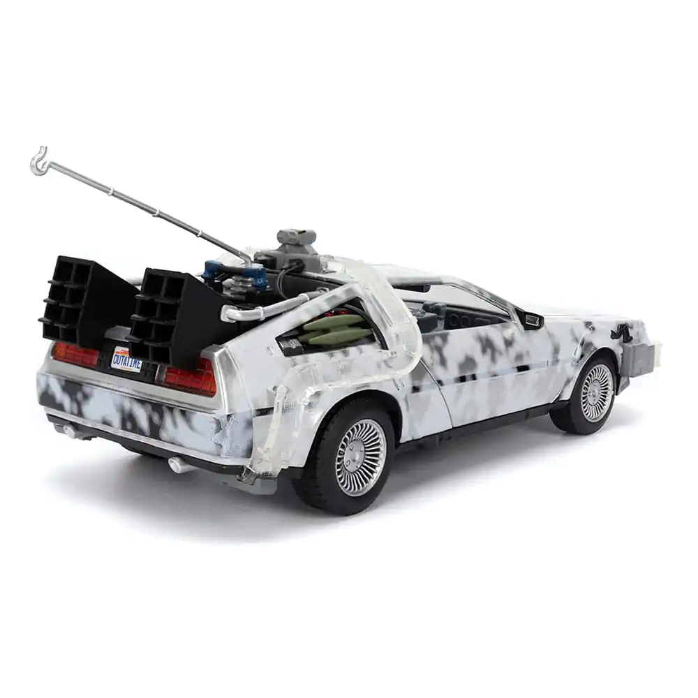 Back to the Future Diecast Model 1/24 Model Time Machine Frost fotografija izdelka