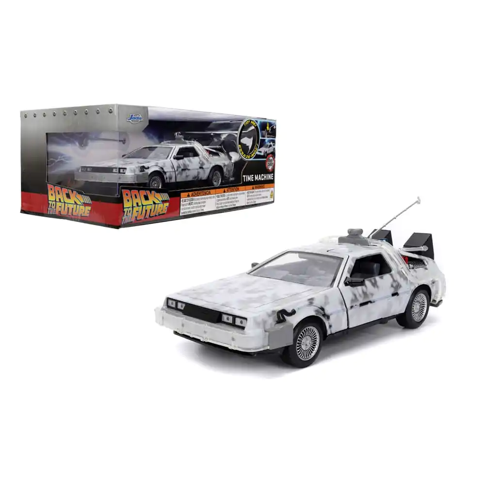 Back to the Future Diecast Model 1/24 Model Time Machine Frost fotografija izdelka