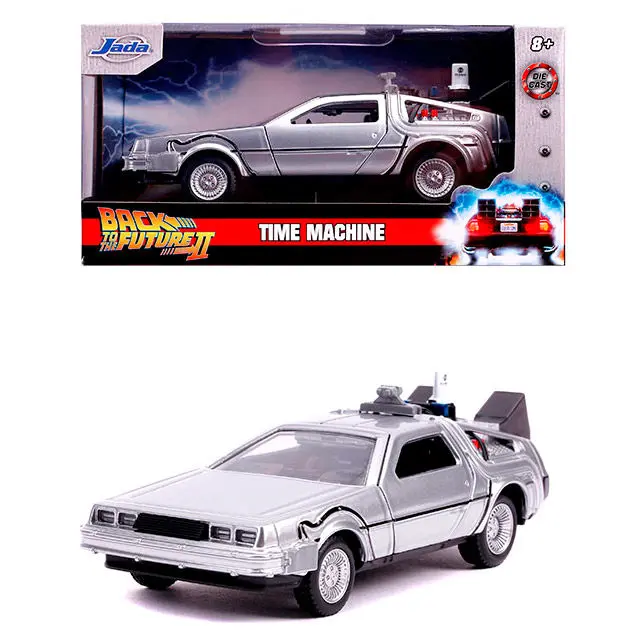 Back to The Future DeLorean Time Machine kovinski avto fotografija izdelka
