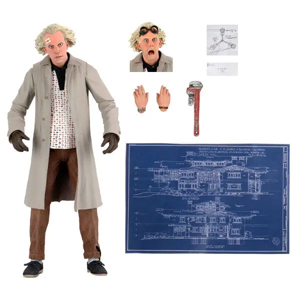 Back to the Future Doc Brown Ultimate figura 18 cm fotografija izdelka