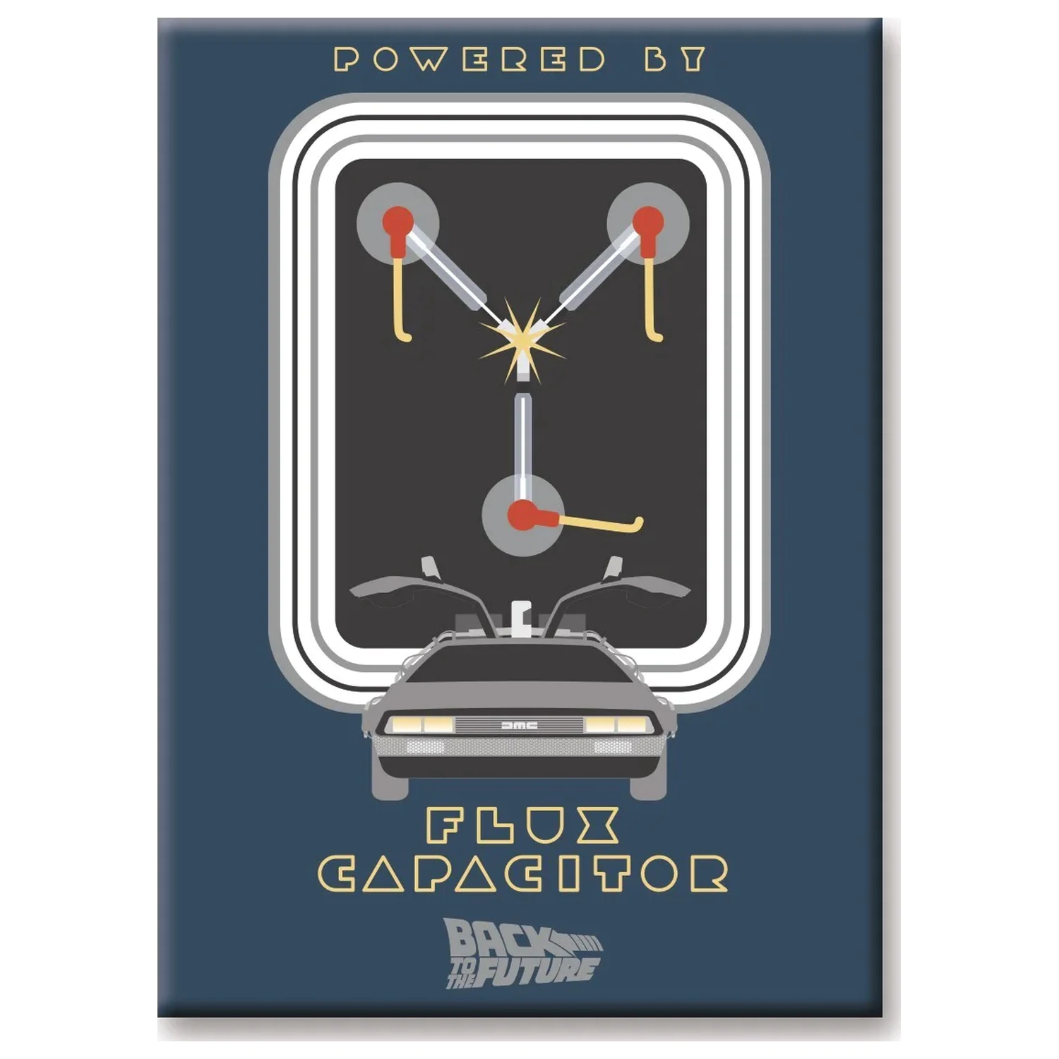 BACK TO THE FUTURE Flux Capacitor Magnet fotografija izdelka