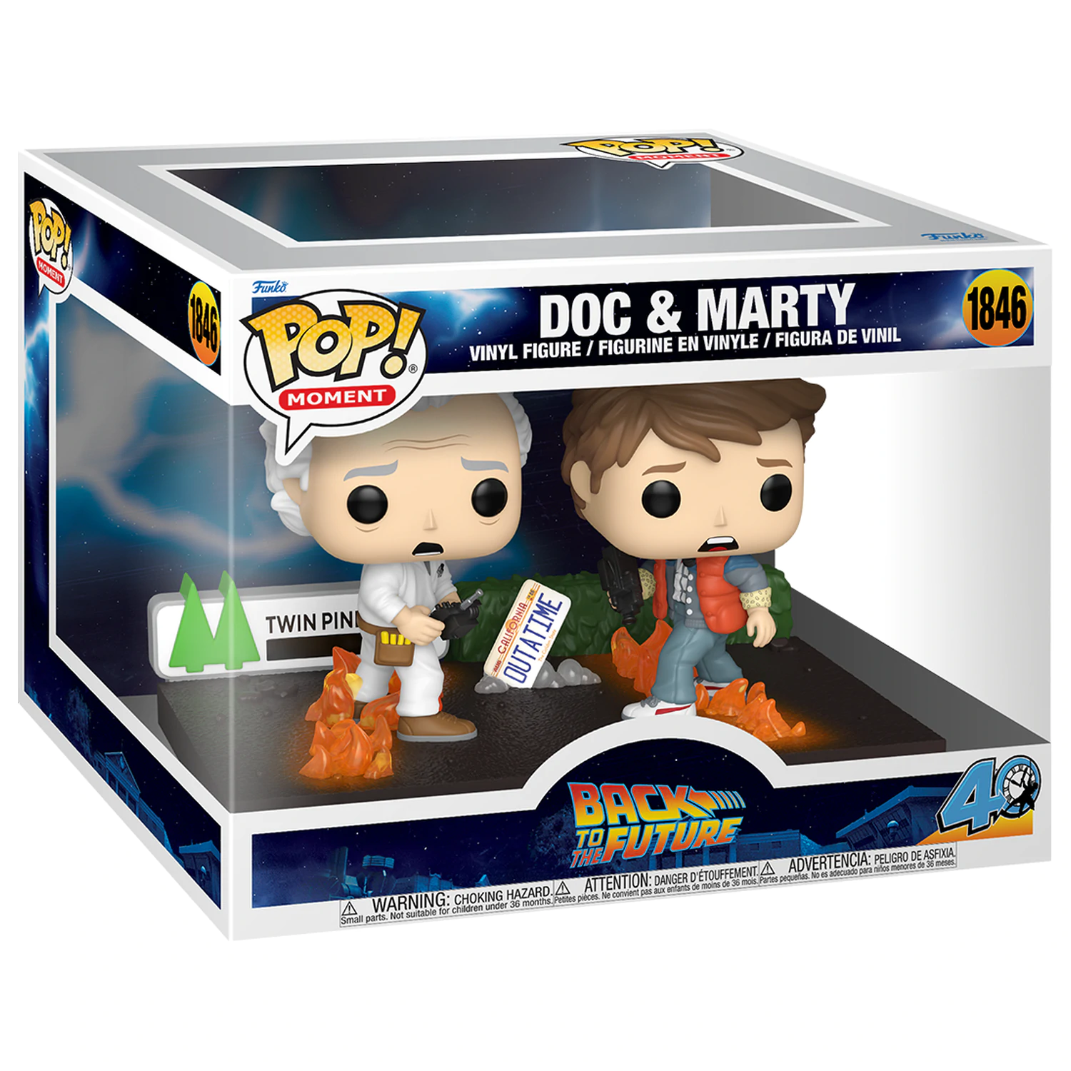 Back to the Future Funko POP Moments Vinilne Figure Doc&Marty 9 cm fotografija izdelka