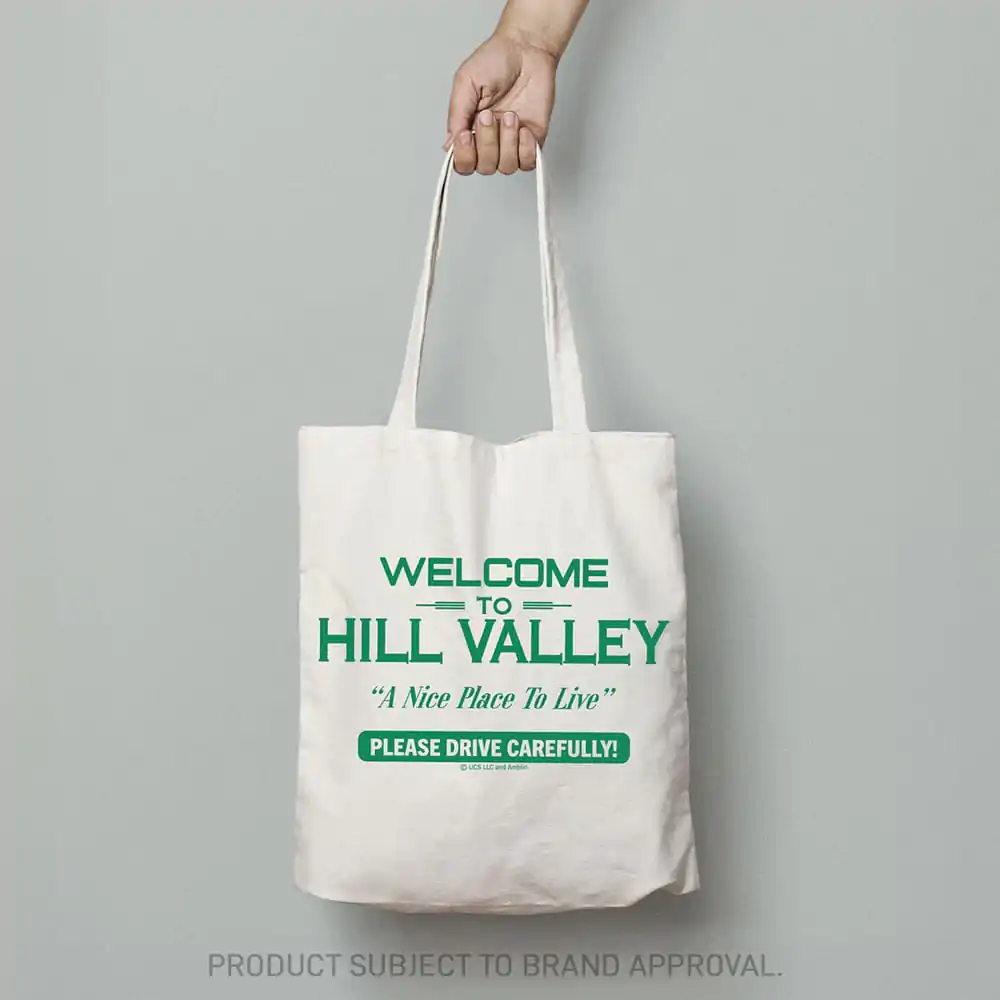 Tote Bag Nazaj v prihodnost Hill Valley fotografija izdelka