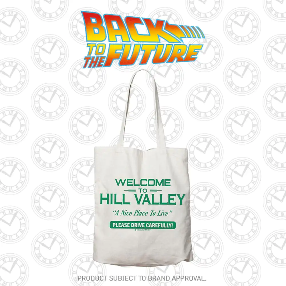 Tote Bag Nazaj v prihodnost Hill Valley fotografija izdelka