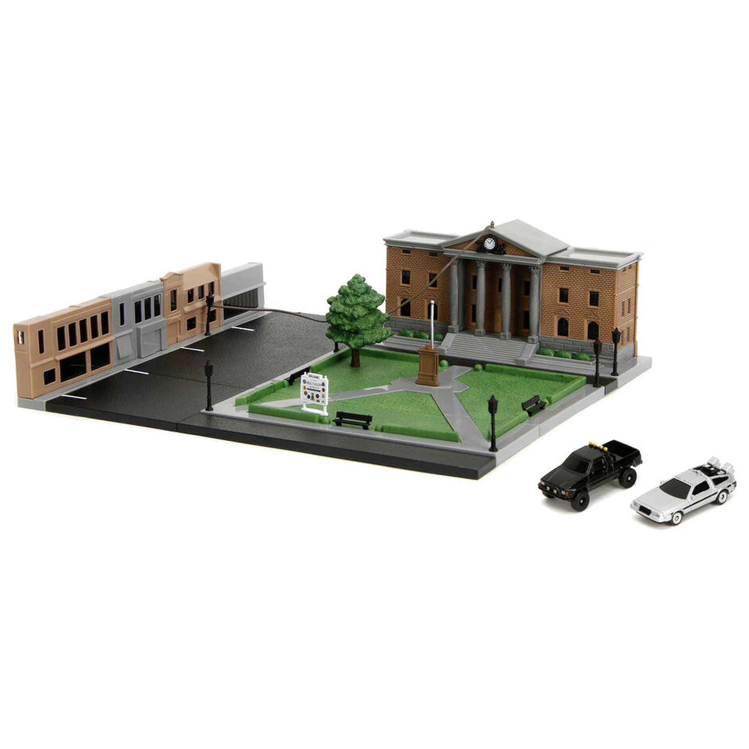 Back To The Future Hill Valley Court Square diorama replika fotografija izdelka