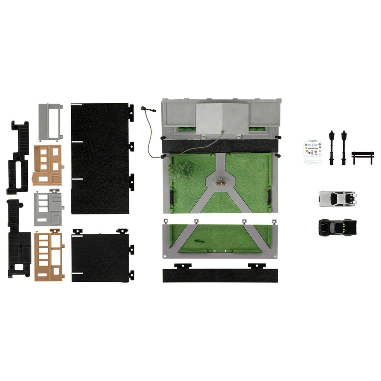 Back To The Future Hill Valley Court Square diorama replika fotografija izdelka