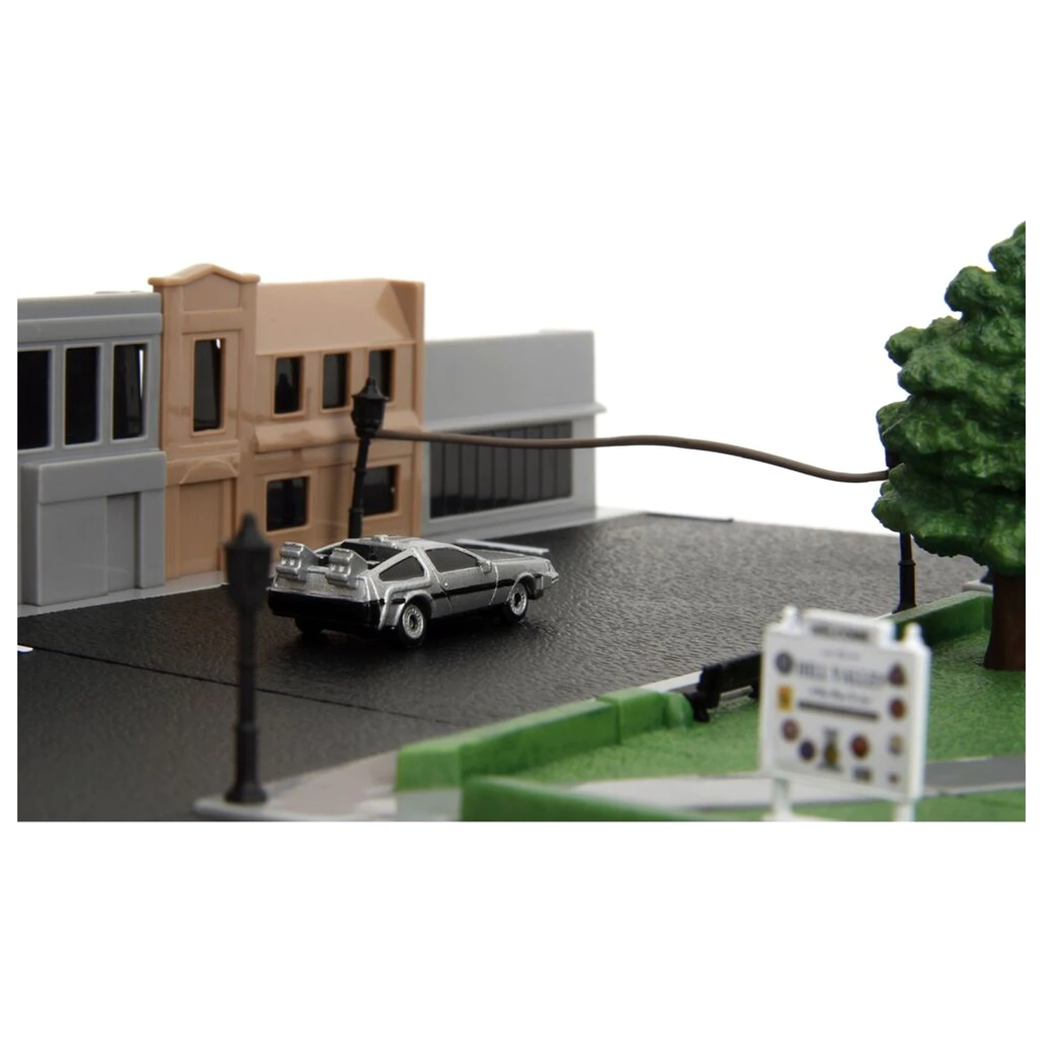 Back To The Future diorama replika Hill Valley Courthouse Square fotografija izdelka