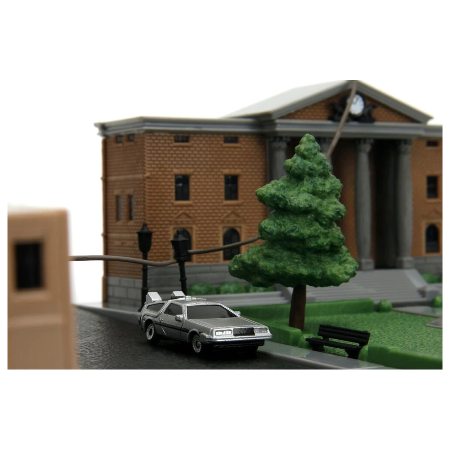 Back To The Future diorama replika Hill Valley Courthouse Square fotografija izdelka