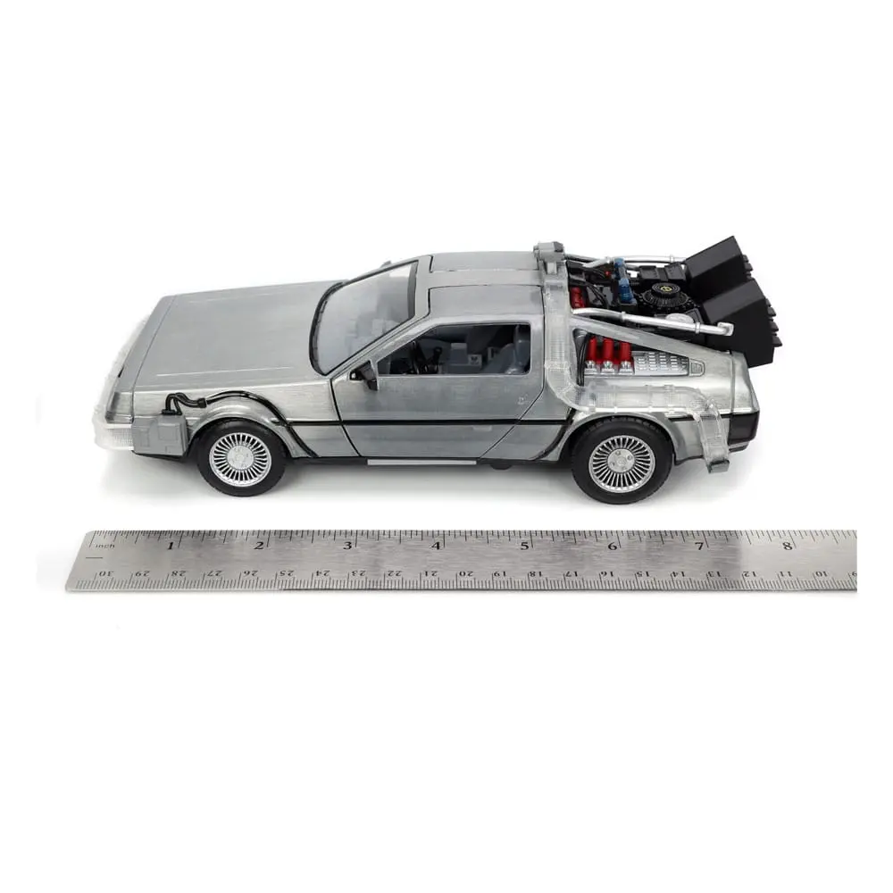 Back to the Future Hollywood Rides Diecast Model 1/24 Back to the Future 1 Vremeplov (časovni stroj) fotografija izdelka