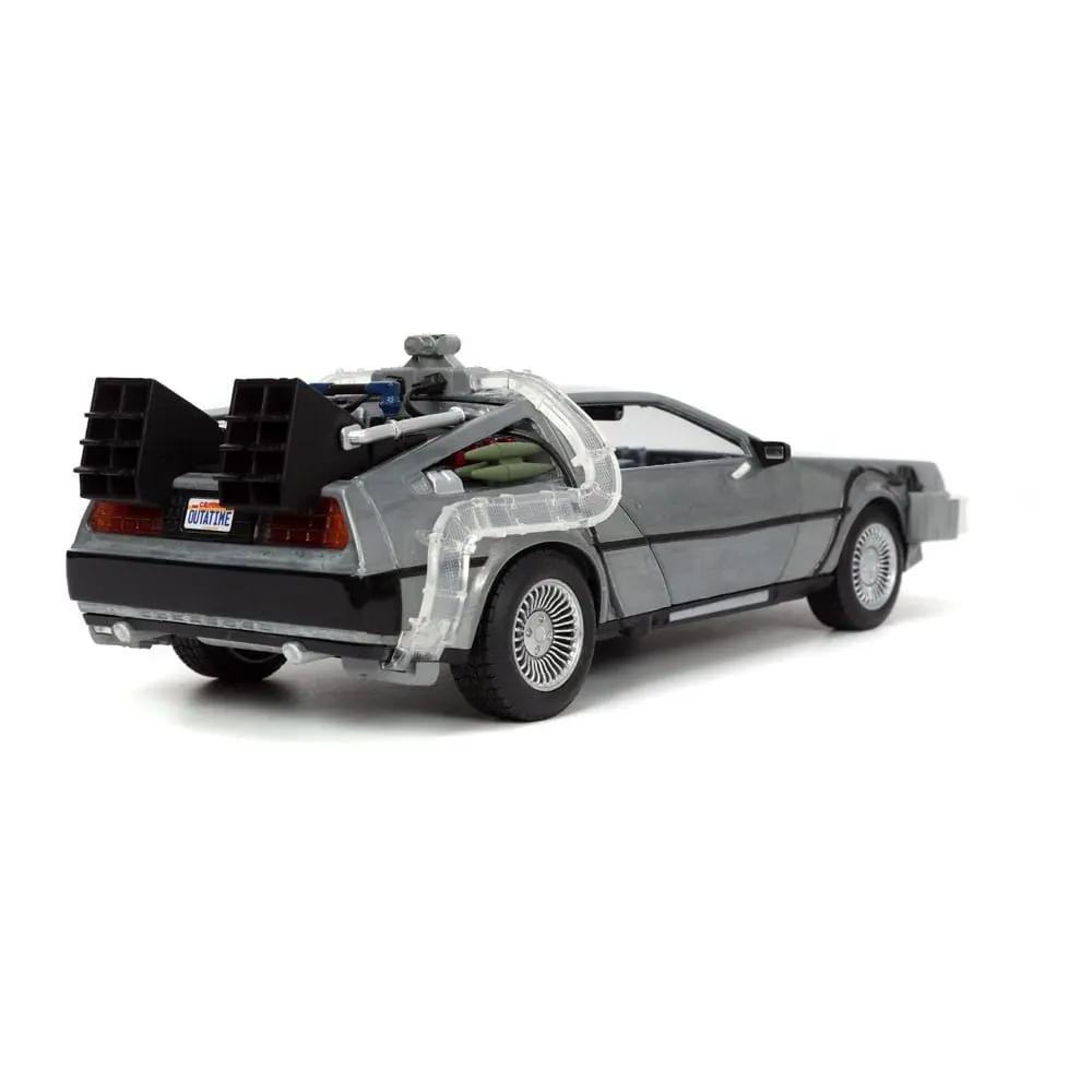 Back to the Future Hollywood Rides Diecast Model 1/24 Back to the Future 1 Vremeplov (časovni stroj) fotografija izdelka