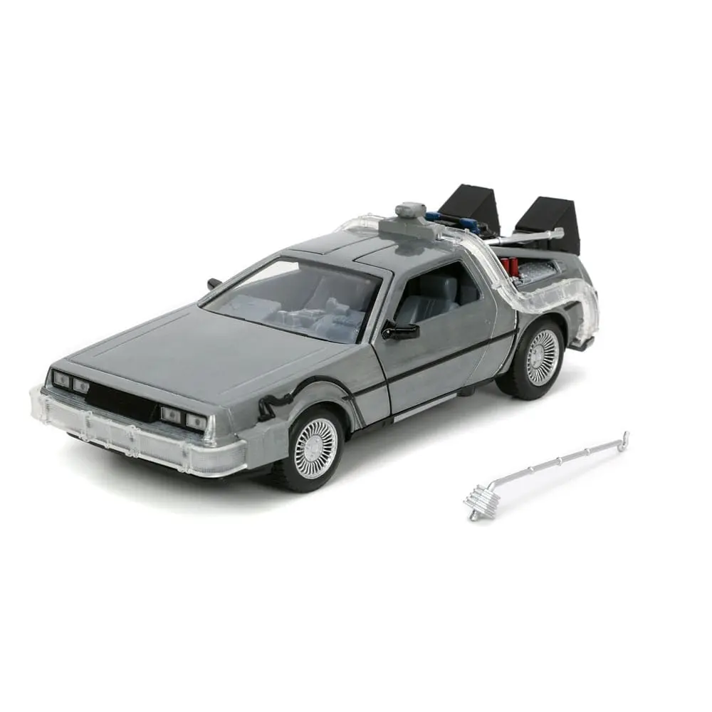 Back to the Future Hollywood Rides Diecast Model 1/24 Back to the Future 1 Vremeplov (časovni stroj) fotografija izdelka