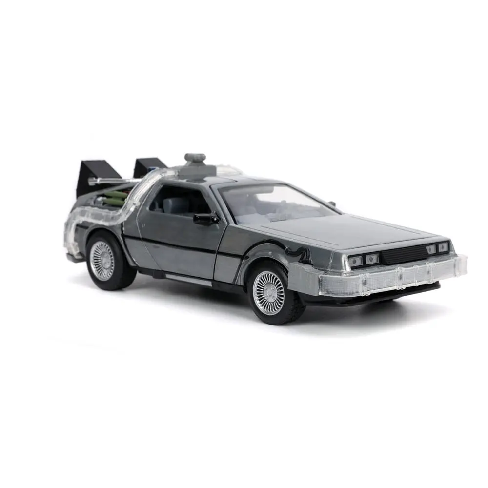 Back to the Future Hollywood Rides Diecast Model 1/24 Back to the Future 1 Vremeplov (časovni stroj) fotografija izdelka