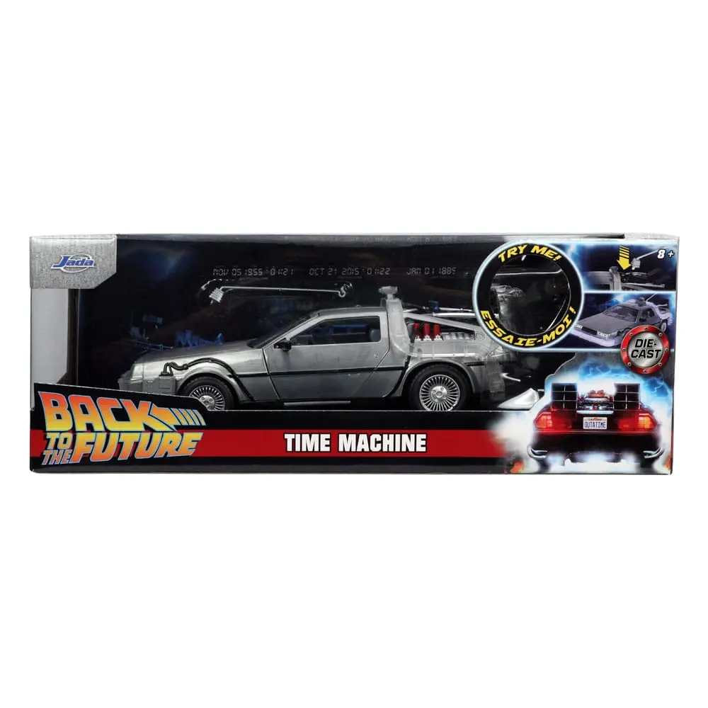 Back to the Future Hollywood Rides Diecast Model 1/24 Back to the Future 1 Vremeplov (časovni stroj) fotografija izdelka