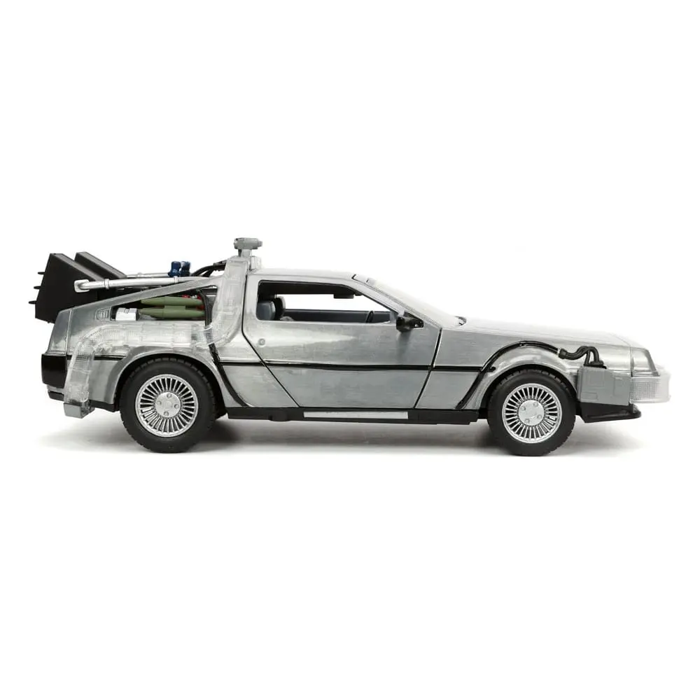 Back to the Future Hollywood Rides Diecast Model 1/24 Back to the Future 1 Vremeplov (časovni stroj) fotografija izdelka