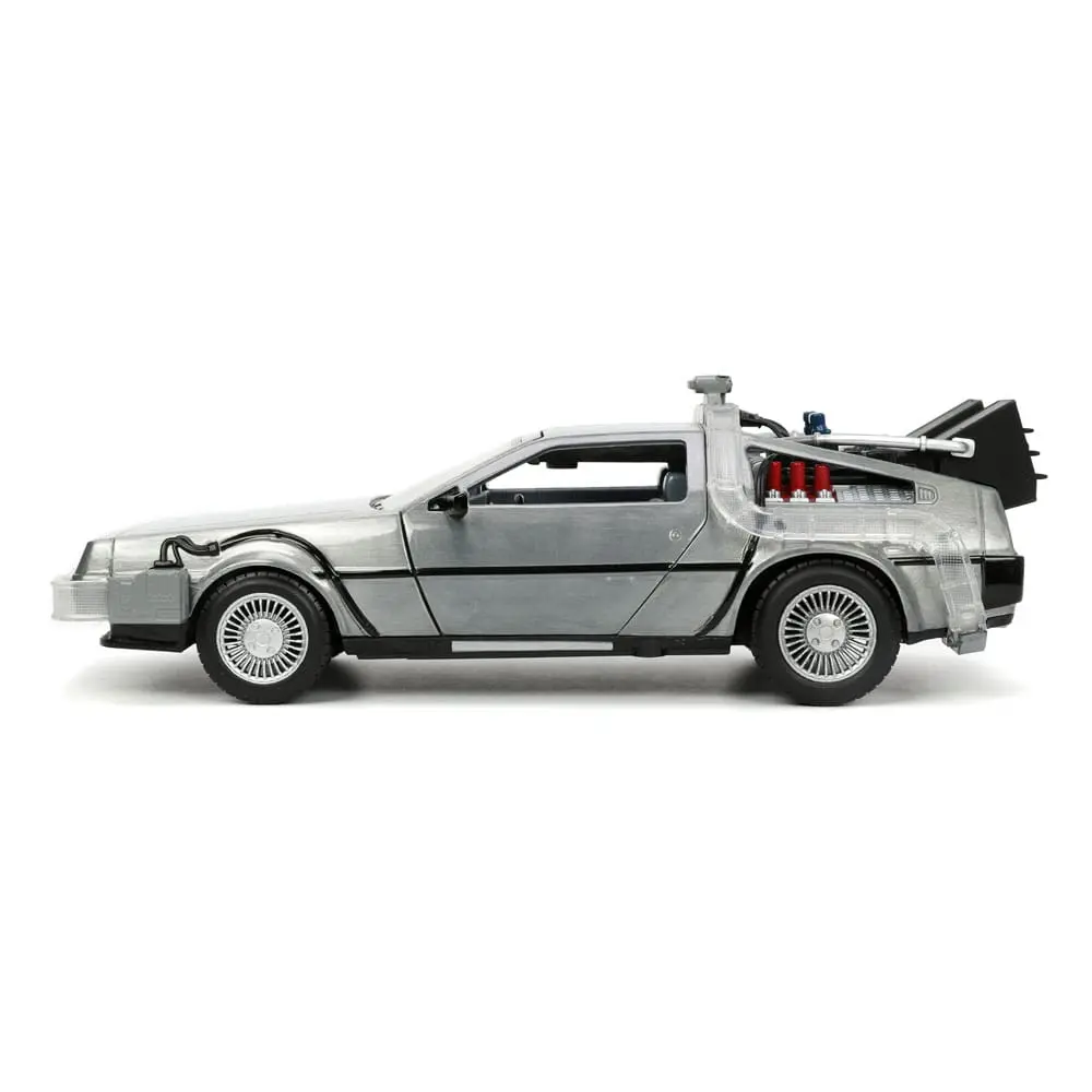 Back to the Future Hollywood Rides Diecast Model 1/24 Back to the Future 1 Vremeplov (časovni stroj) fotografija izdelka