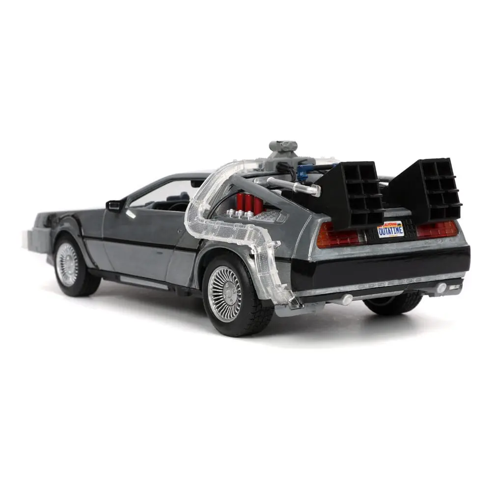 Back to the Future Hollywood Rides Diecast Model 1/24 Back to the Future 1 Vremeplov (časovni stroj) fotografija izdelka