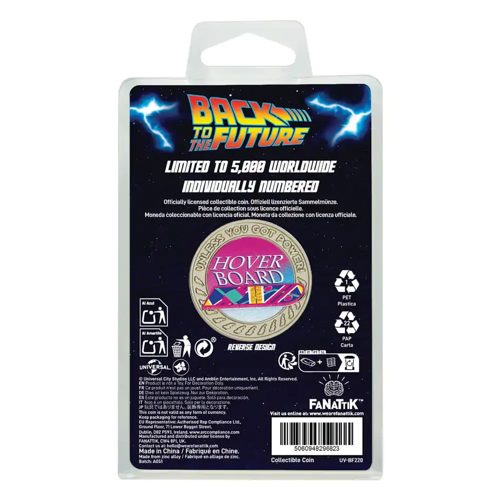 Back To The Future Collectable Kovanec Hoverboard Limited Edition fotografija izdelka