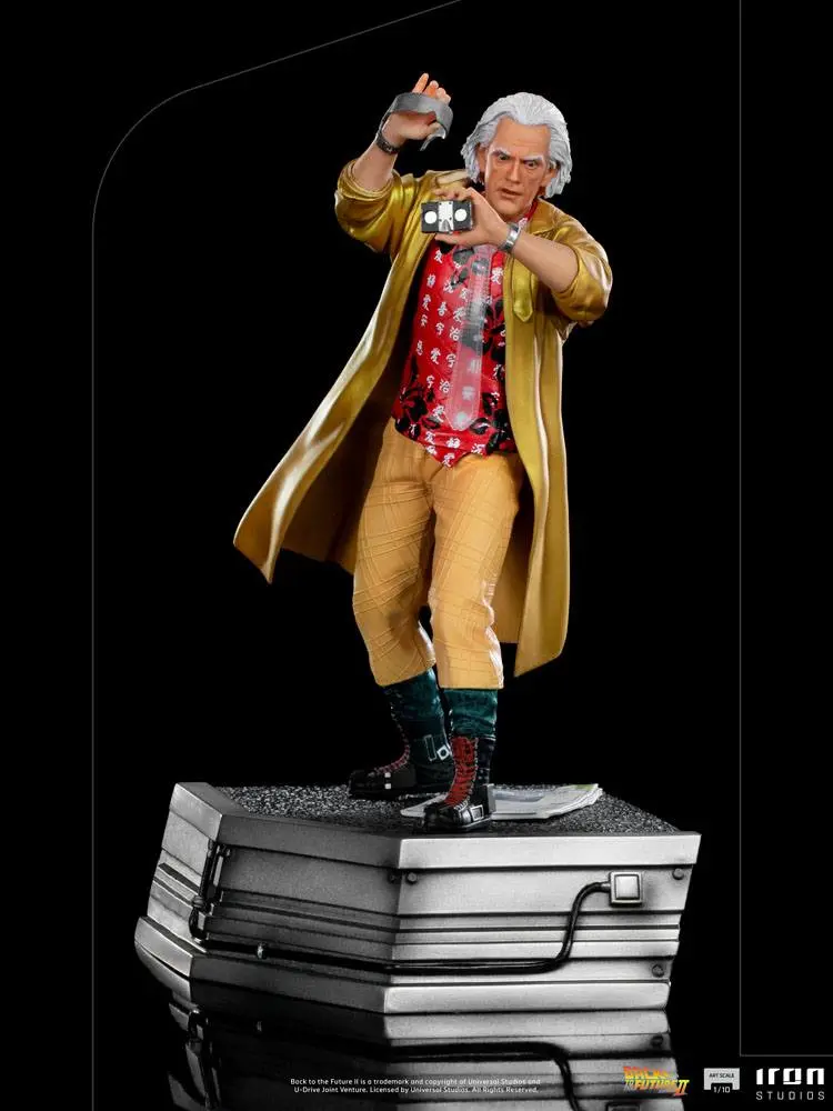Back to the Future II Art Scale Kip 1/10 Doc Brown 25 cm fotografija izdelka