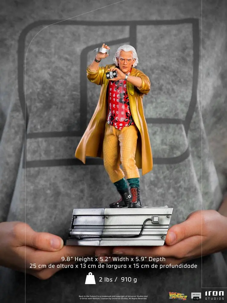 Back to the Future II Art Scale Kip 1/10 Doc Brown 25 cm fotografija izdelka