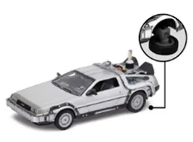 Nazaj v prihodnost II Diecast Model 1/24 '81 DeLorean LK Coupe vztrajnik fotografija izdelka