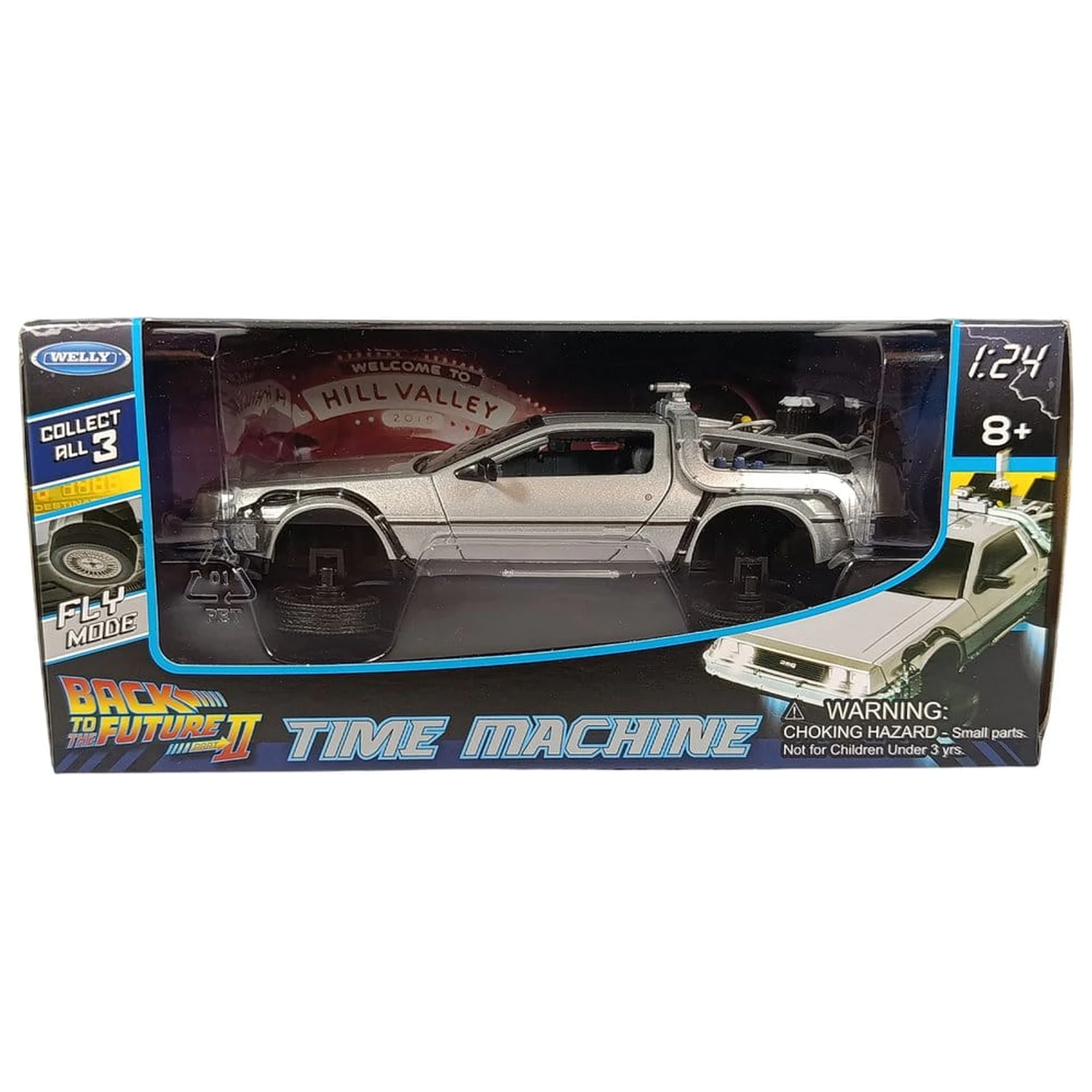 Nazaj v prihodnost II Diecast Model 1/24 '81 DeLorean LK Coupe vztrajnik fotografija izdelka