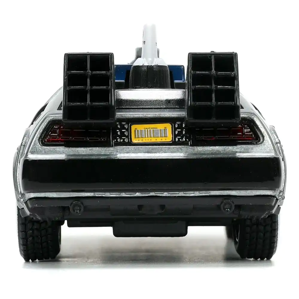 Back to the Future III Hollywood Rides Diecast Model 1/32 DeLorean Time Machine prosto vrteč model fotografija izdelka