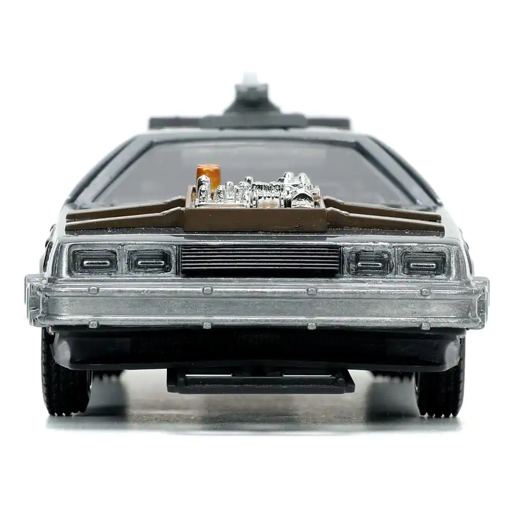 Back to the Future III Hollywood Rides Diecast Model 1/32 DeLorean Time Machine prosto vrteč model fotografija izdelka