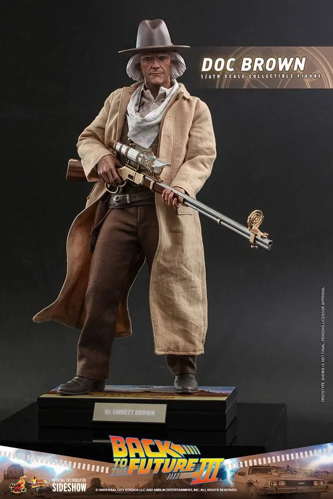 Back To The Future III Movie Masterpiece Akcijska figura 1/6 Doc Brown 32 cm fotografija izdelka