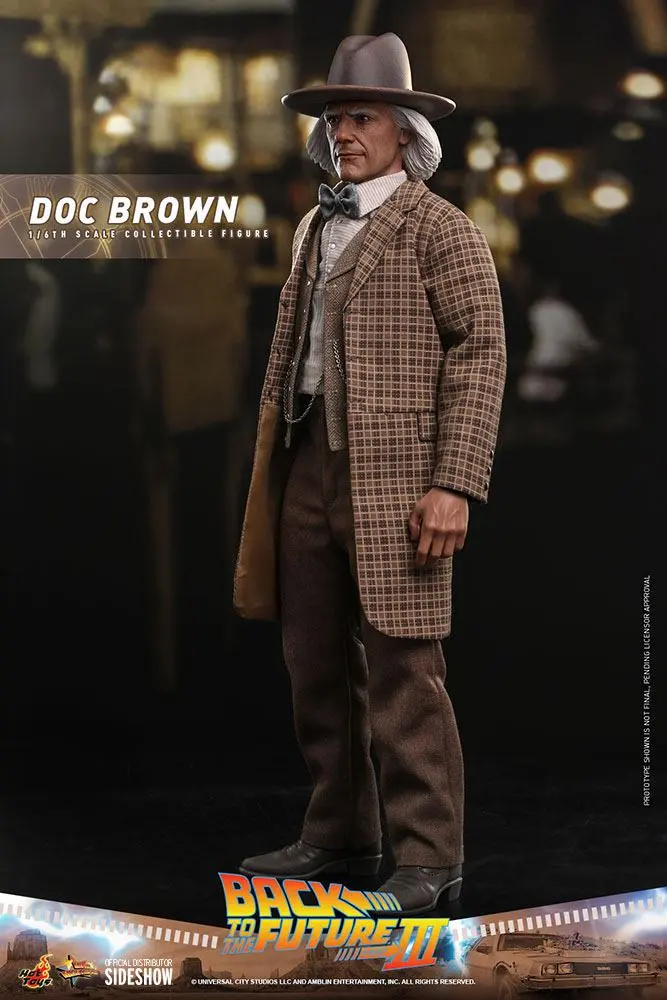 Back To The Future III Movie Masterpiece Akcijska figura 1/6 Doc Brown 32 cm fotografija izdelka