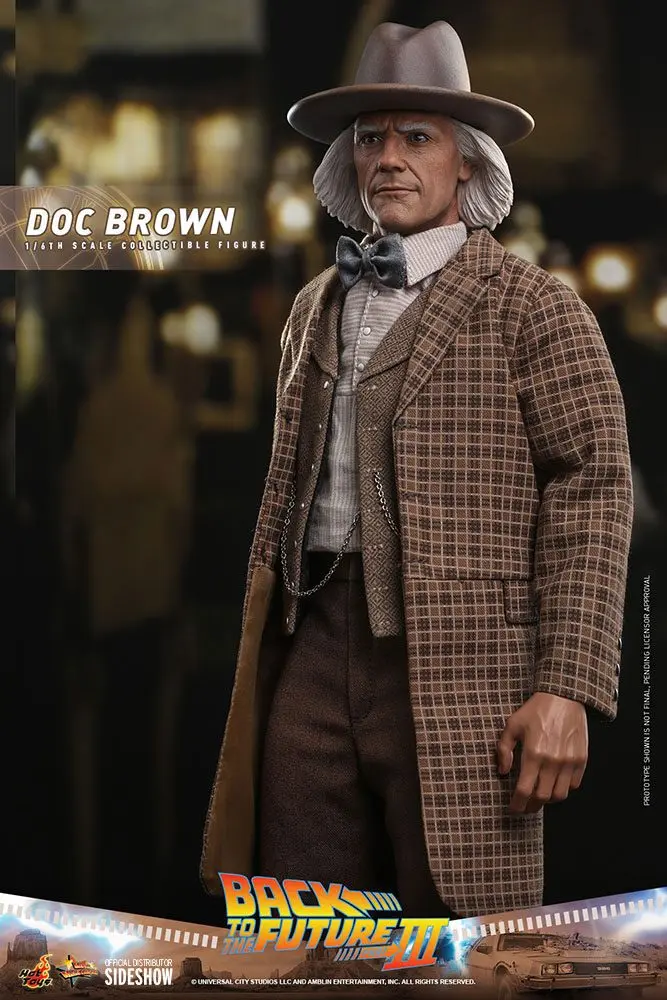 Back To The Future III Movie Masterpiece Akcijska figura 1/6 Doc Brown 32 cm fotografija izdelka