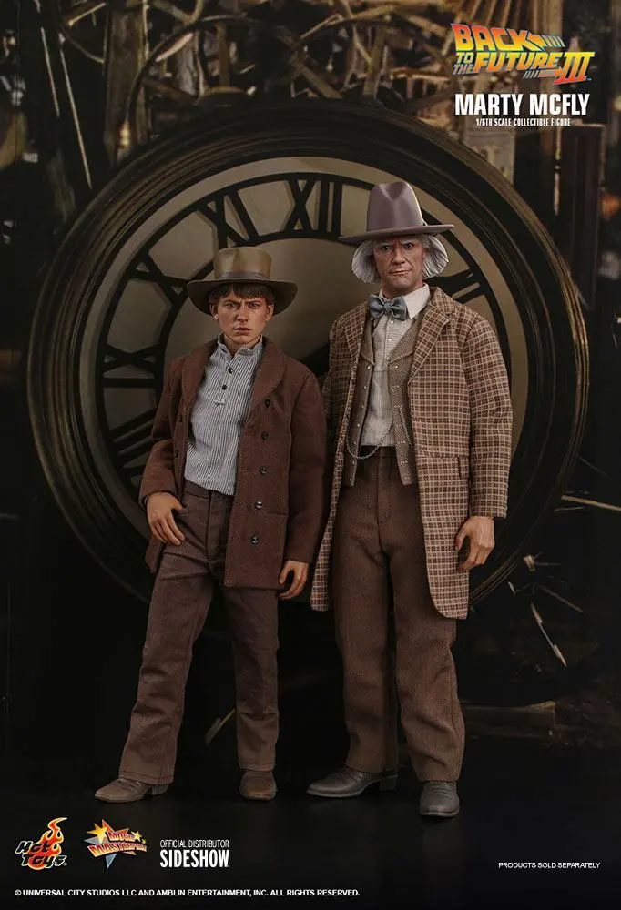 Back To The Future III Movie Masterpiece Akcijska figura 1/6 Marty McFly 28 cm fotografija izdelka