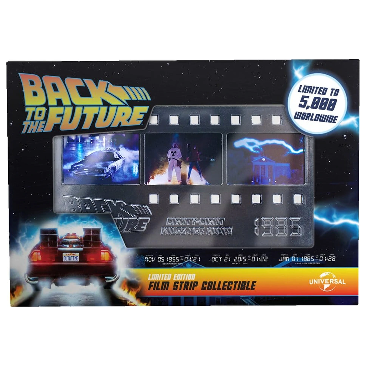 Back to the Future ingo Kovinski filmski trak Zbirateljski Izdelek Omejena izdaja fotografija izdelka
