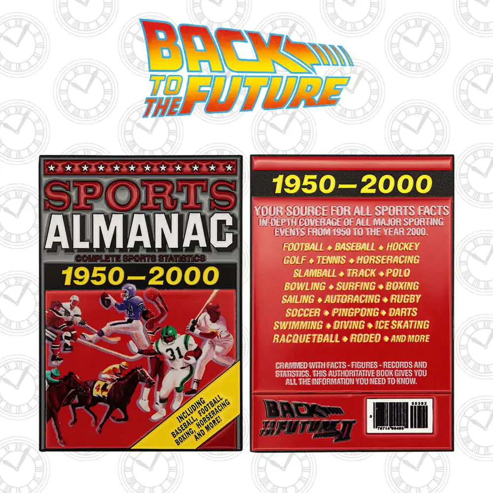 Back to the Future Ingot Športni almanah Limited Edition fotografija izdelka