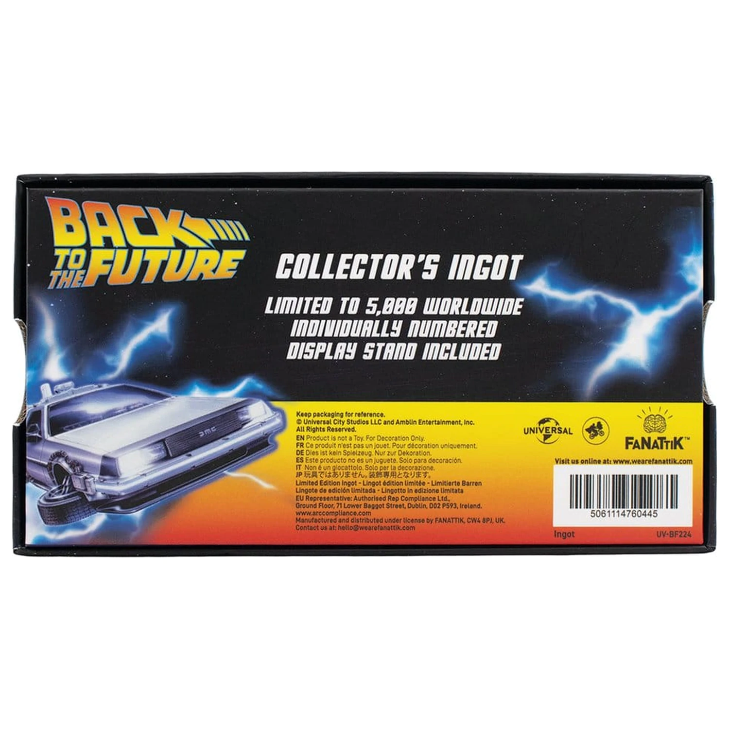 Back to the Future Ingot – Vitražni stil – Omejena izdaja fotografija izdelka