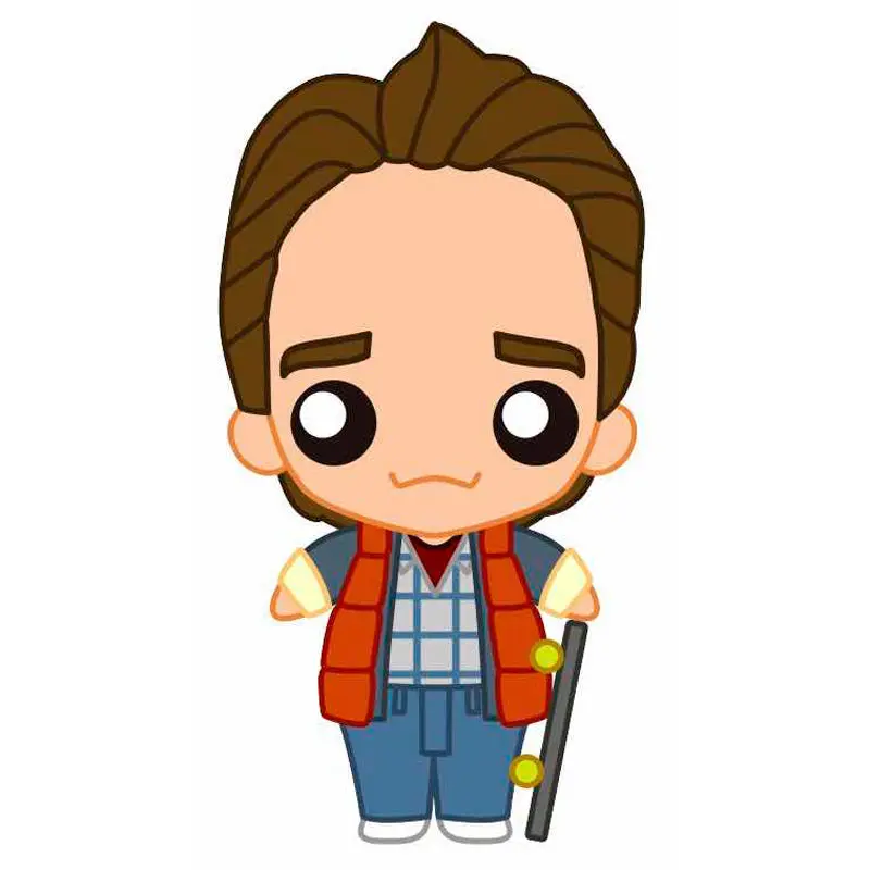 Back to the Future McFly aero-skate figura Pokis fotografija izdelka