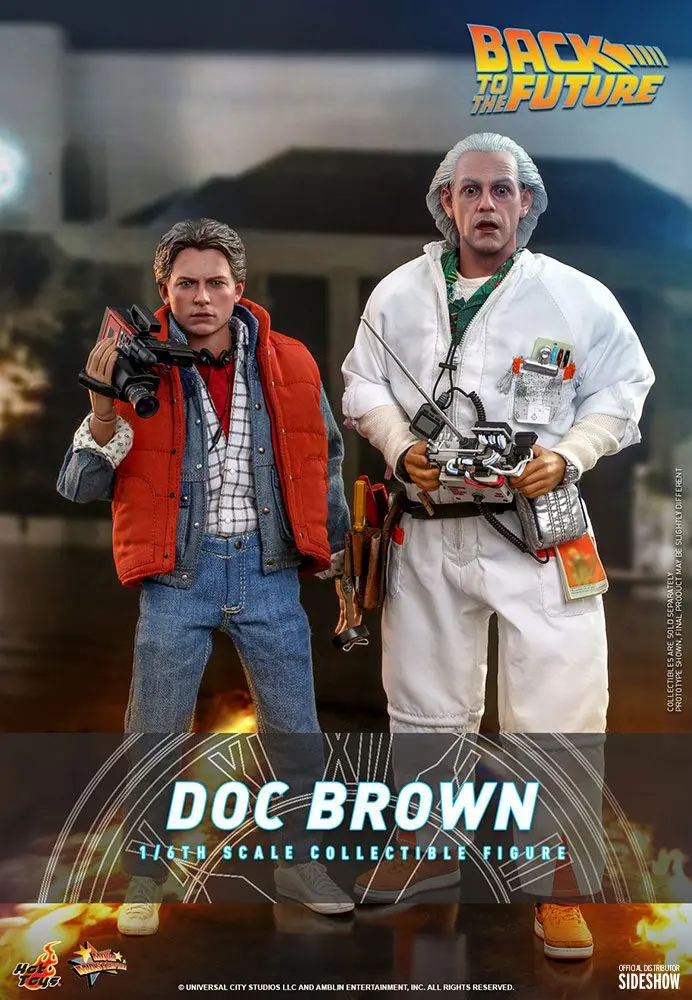 Akcijska figura mojstrovina filma Back To The Future 1/6 Doc Brown 30 cm fotografija izdelka