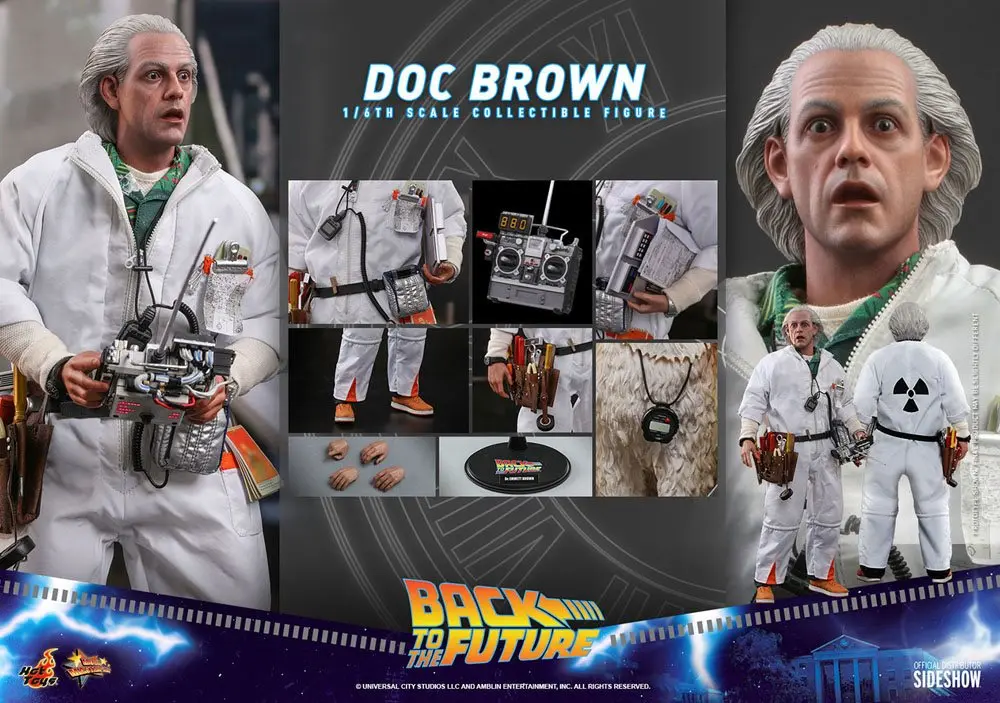 Akcijska figura mojstrovina filma Back To The Future 1/6 Doc Brown 30 cm fotografija izdelka