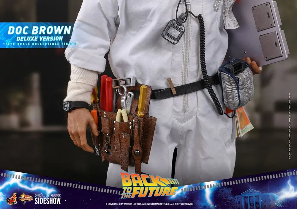 Back To The Future Movie Masterpiece akcijska figura 1/6 Doc Brown (Deluxe verzija) 30 cm fotografija izdelka