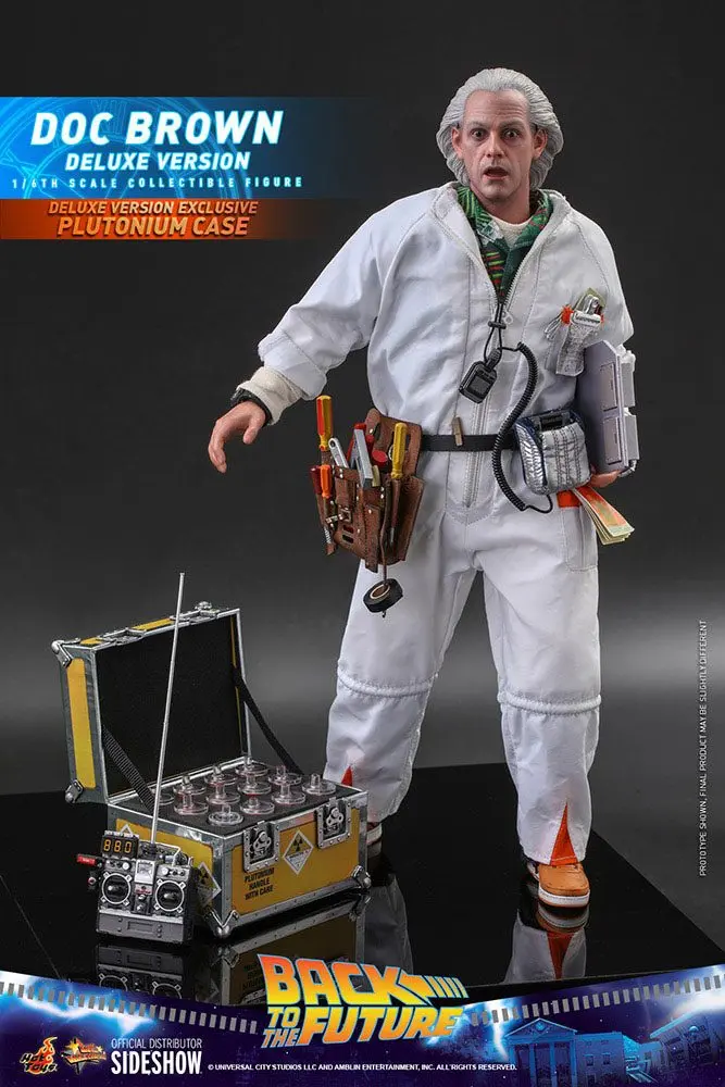 Back To The Future Movie Masterpiece akcijska figura 1/6 Doc Brown (Deluxe verzija) 30 cm fotografija izdelka