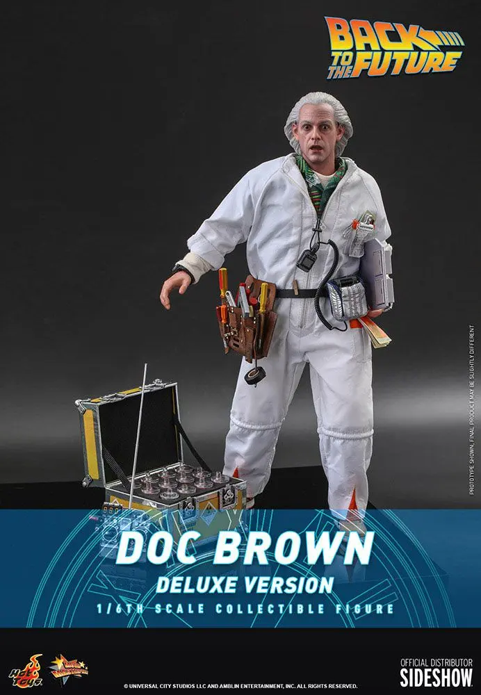 Back To The Future Movie Masterpiece akcijska figura 1/6 Doc Brown (Deluxe verzija) 30 cm fotografija izdelka