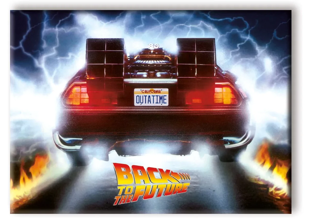 Back to the Future OUTATIME Magnet - magnet fotografija izdelka
