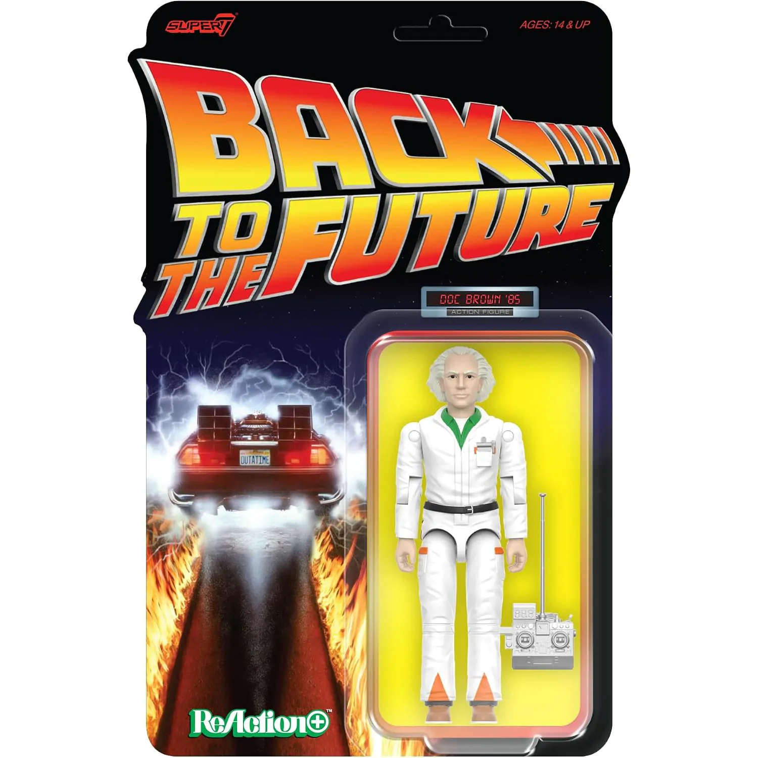 Back To The Future ReAction+ akcijska figura Val 01 Doc Brown '85 fotografija izdelka